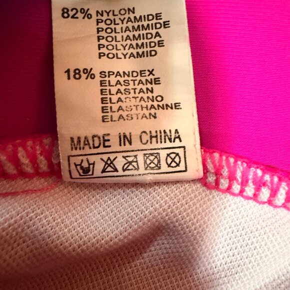 💗 Hot Pink High-Waisted Bandeau Bikini Set (Size L) - Picture 10 of 10